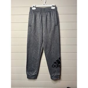 Adidas Kids Jogger Pants‎ Gray Size M Regular Fit Athletic Logo